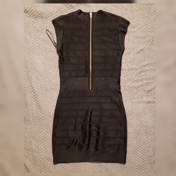 Sexy French Connection Black Bandage Dress - 8 - Picture 4 of 5